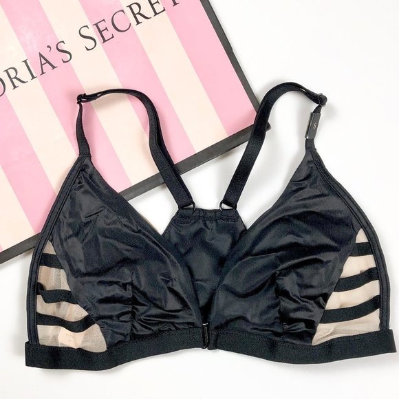 2/$30 Victoria’s Secret Satin Front-Close Bralette Bra - Picture 1 of 8